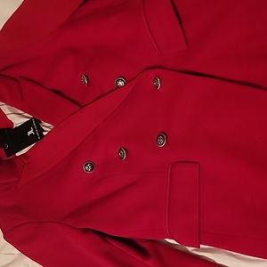 Jules leopord red blazer